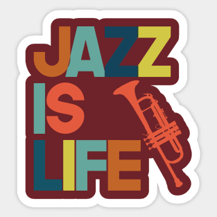 Jazz is Life Sticker